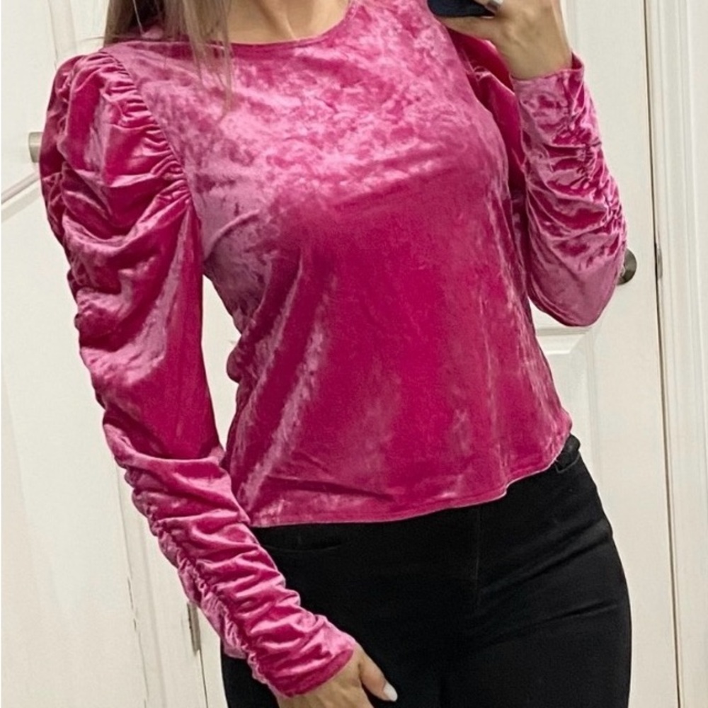 NWT Marc New York velour top